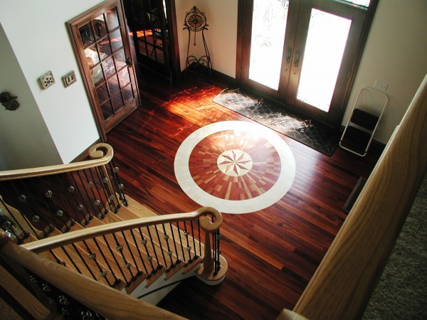 Foyer in a Custom Home Built by Cullen Brothers